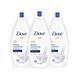 Dove Body Wash Sulfate-free Deeply Nourishing for Instantly Soft Skin, 3x450ml - NA - One Size