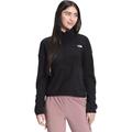 The North Face Womens TKA Glacier Cropped Fleece in Black - Size X-Small
