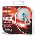 Osram Night Breaker Laser Headlight Bulbs - H3 +150 Twin Pack