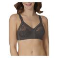 Triumph Womens Doreen Full Cup Bra - Grey Cotton - Size 44C UK BACK/CUP