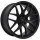 Calibre Exile-R Alloy Wheels in Black Matt Set of 4 - 18x8 Inch ET45 5x120 PCD 65.1mm Centre Bore Matt Black, Black