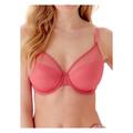 Gossard Womens Glossies High Apex Light Padded Bra - Pink Polyamide - Size 36A