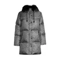 Faux Fur Cheetah Puffer Coat