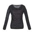 Regatta Womens/Ladies Frayda Animal Print Cowl Neck Top (Black/Storm Grey) - Size 10 UK