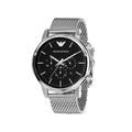 Emporio Armani Mens Classic Stainless Steel Watch Grey - Silver Stainless Steel (archived) - One Size