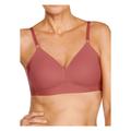Naturana Womens Moulded Padded Soft Cup Bra - Pink Polyamide - Size 34A