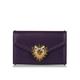 Dolce & Gabbana Womens Vintage Dolce&Gabbana Devotion Leather Belt Bag Purple Calf Leather - One Size