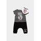 Disney Baby Boy Mickey Mouse Retro 3-Piece Outfit - Grey Cotton - Size 6-12M