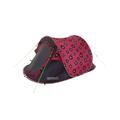 Regatta Unisex Malawi Vinyl Record 2 Person Pop-Up Tent (Pink/Black) - Multicolour - One Size