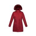 Regatta Womens/Ladies Lyanna Faux Fur Trim Parka (Cabernet) - Red - Size 10 UK