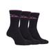 Storm Bloc Womens - 3 Pairs Ladies Heavy Cushion Cotton Socks - Black - Size 4-6.5 (UK Shoe)