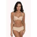 Lisca Womens 'Bella' Underwired T-Shirt Bra - Natural Polyamide - Size 34D UK BACK/CUP