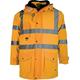 Tuffsafe - Hi-vis xl Orange Waterproof & Breathable 5 in 1 Coat (EN20471) - Orange