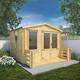 Mercia 3.3 x 3.7m 19mm Log Thickness Log Cabin with Assembly