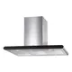 Cooke & Lewis Clibh-12 Stainless Steel Island Cooker Hood, (W)90Cm