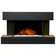 Adam Manola Charcoal Grey Led Electric Fire Suite