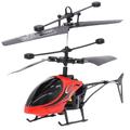 Mini 2CH Remote Control Helicopter Toy with LED Light, Red