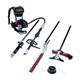 51,7cc backpacker brush cutter line hedge trimmer pole saw Scheppach MFH5300-4BP