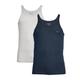 Emporio Armani Cotton Logo Vests (Pack Of 2)