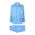 Derek Rose Lingfield Cotton Stripe Pyjama Set