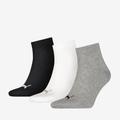 Puma Unisex Quarter Plain Sock 3 Pack