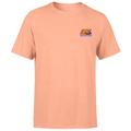 Back To The Future 35 Hill Valley Front Men's T-Shirt - Coral - XL - Coral