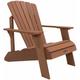 Adirondack Chair, Brown - Brown - Lifetime