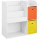 Children Kids Bookcase Book Shelf Toy Shelf Storage Display Shelf Rack Organizer,KMB37-W - Sobuy