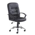 Hertford High Back Leather Faced Manager Office Chair