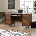 Palais Wooden Computer Desk In Walnut With 6 Drawers