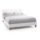 Tivoli White Faux Leather Super King Size Bed