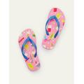 Fun Printed Flip Flops Multicouloured Girls Boden, Multi Ice Creams