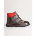 Cosy Leather Boots Grey Boys Boden