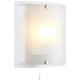 Endon - Blake - 1 Light Indoor Wall Light Clear with Frosted Glass, E14