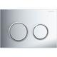 Geberit Omega20 Dual Flush Plate Polished Chrome