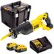 Dewalt - DCS380N 18V Reciprocating Saw with 2 x 5.0Ah Battery & Charger in Case:18V