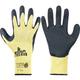 Cut Resistant Gloves, Latex Coated, Yellow/Black, Size 8 - Black Yellow - Showa