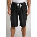 Plus Size Denim Look Bermuda Shorts, Man, black, size: 3XL, cotton, JP1880