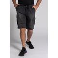 Plus Size Loose Fit Cargo Shorts FLEXNAMIC®, Man, black, size: 52, cotton/polyester, JP1880