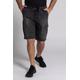 Plus Size Loose Fit Cargo Shorts FLEXNAMIC®, Man, black, size: 52, cotton/polyester, JP1880