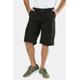 Plus Size Cargo Bermuda Shorts, Man, black, size: 66, cotton, JP1880