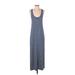 J.Crew Casual Dress - Slip dress: Blue Stripes Dresses - Women's Size X-Small