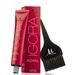 Igora Royal 3-0 Dark Brown Permanent Hair Color and M Hair Designs Tint Brush (Bundle 2 items)