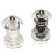 Acrylic Traditional Salt and Pepper Mill Set Clear