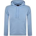 Emporio Armani Logo Hoodie Blue