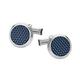 Montblanc Meisterstuck Men's Steel & Blue Lacquer Cufflinks