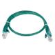 RS PRO Cat5e Male RJ45 to Male RJ45 Ethernet Cable, U/UTP, Green PVC Sheath, 0.5m