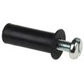 RawlPlug Black Rubber, Steel Wall Plug, 26.1mm Length, 10mm Fixing Hole Diameter