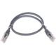 RS PRO Cat5e Male RJ45 to Male RJ45 Ethernet Cable, U/UTP, Grey LSZH Sheath, 0.5m