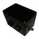 CE-TEK Black Junction Box, IP66, ATEX, 110 x 75 x 75mm